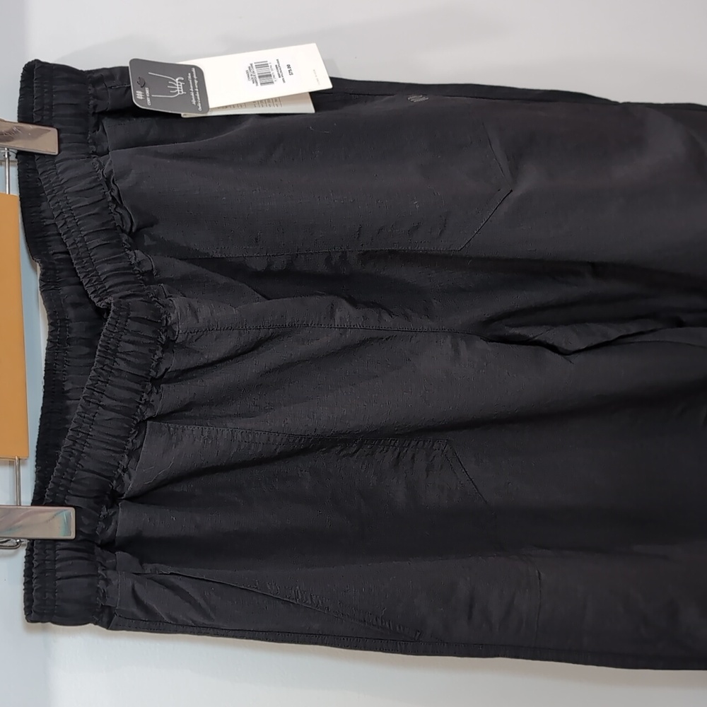 CORY VINES | Men's Black Tech Series Adjustable Drawstring Hem Leisure Pants - Picture 2 of 7